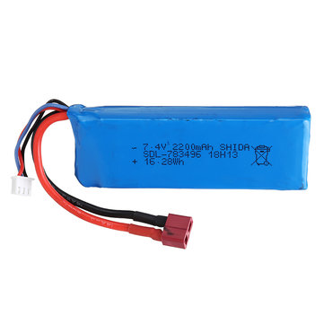 Штатний LiPo 2S 2200 мА·год для WLtoys 124019