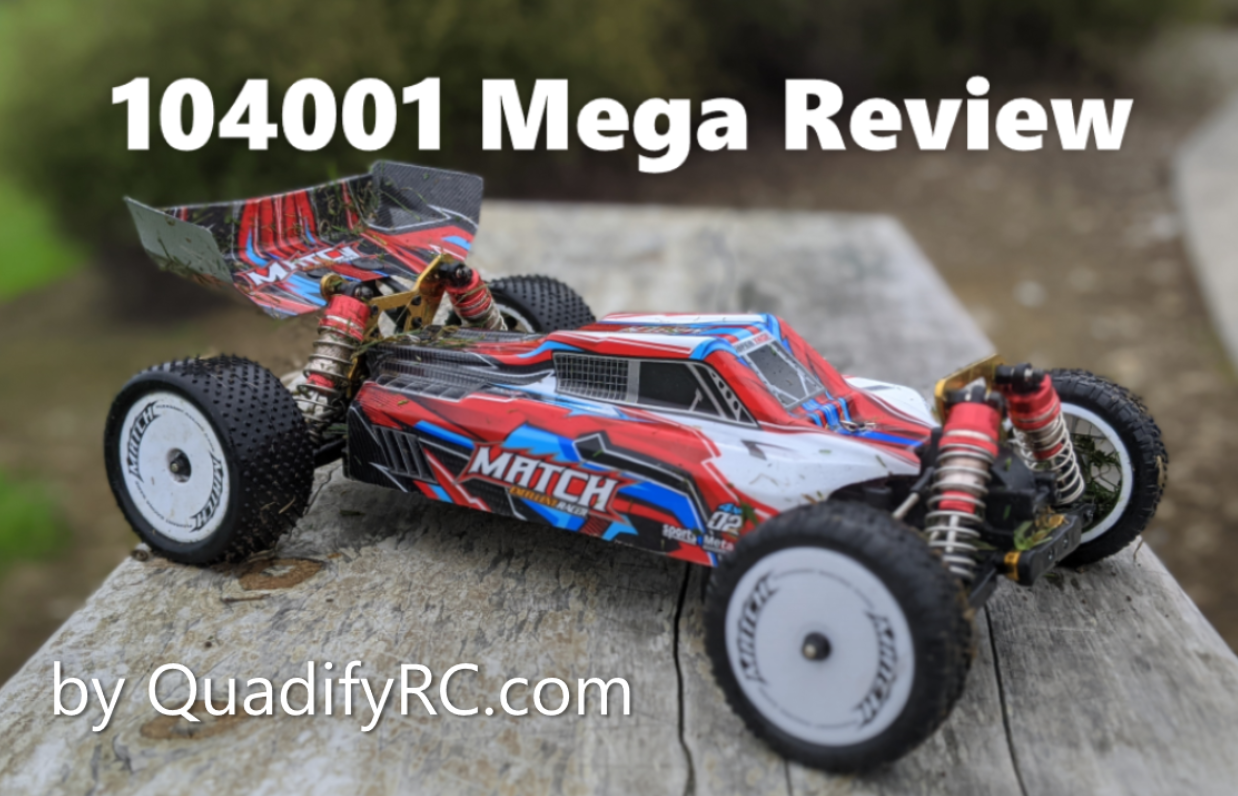 Повнопривідне багі WLtoys 104001 масштабу 1:10
