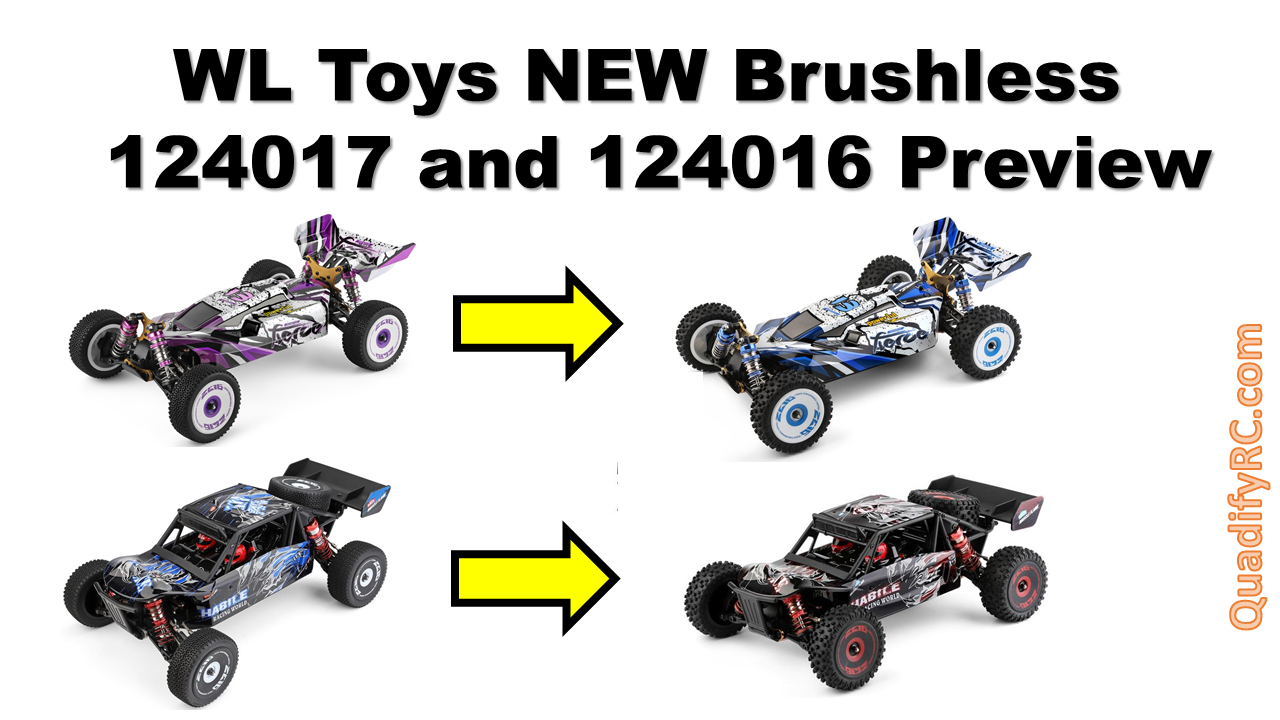 Перші офіційні зображення WLtoys 124016 і 124017