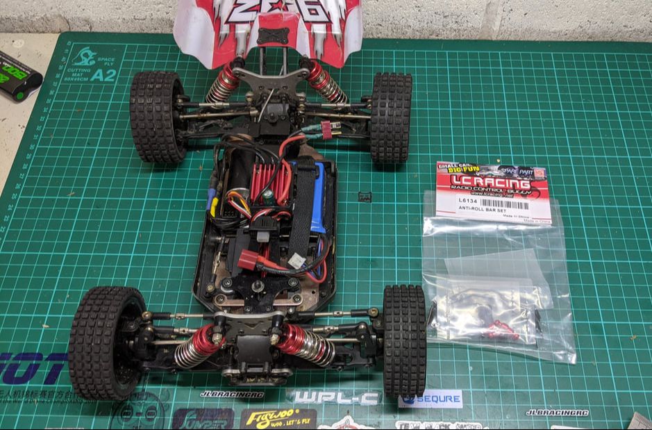 Комплект стабілізаторів LC Racing для WLtoys 124017