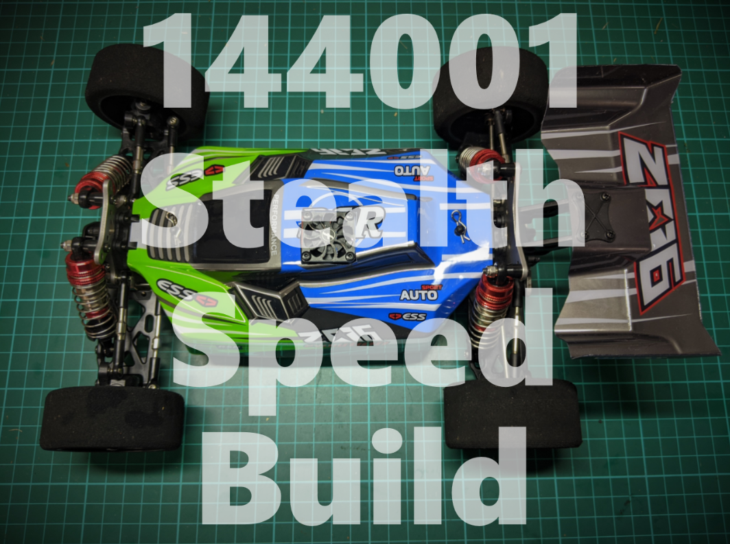 WLtoys 144001 із великою безколекторною системою під штатним кузовом