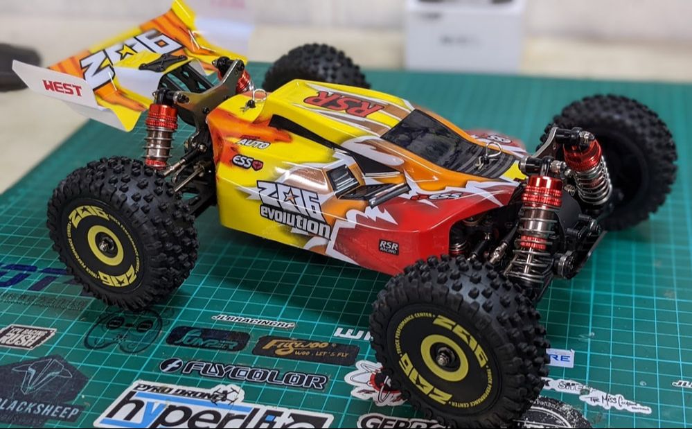 Результат GPS – 71 км/год на штатній WLtoys 144010