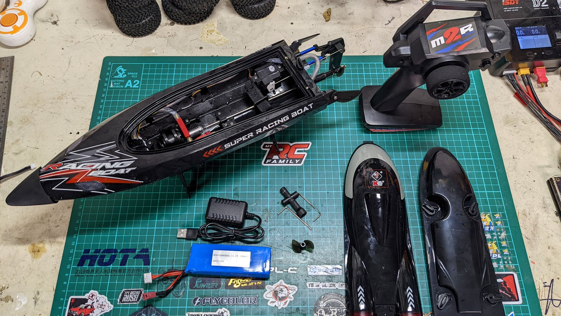 Комплектація радіокерованого катера WLtoys WL916